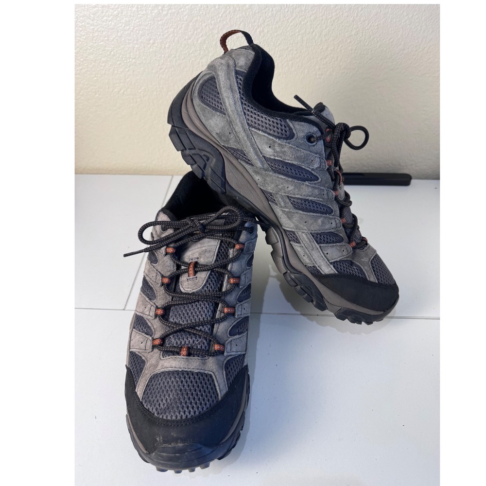 Merrell Moab 2 Waterproof Hiking Shoes Mens 14 Grey Suede Low Top Gorpcore